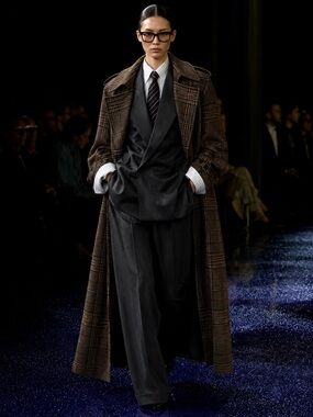 Saint Laurent Double Breasted Virgin Wool Coat FW25 - IT36 - NEW!